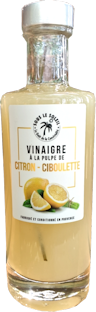Vinaigre à la pulpe de citron ciboulette Vinaigre à la pulpe de citron ciboulette