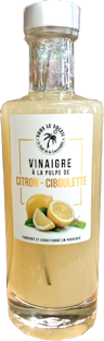 Vinaigre à la pulpe de citron ciboulette